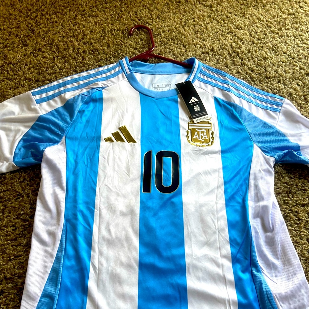 ARGENTINA 10 MESSI HOME JERSEY ADIDAS